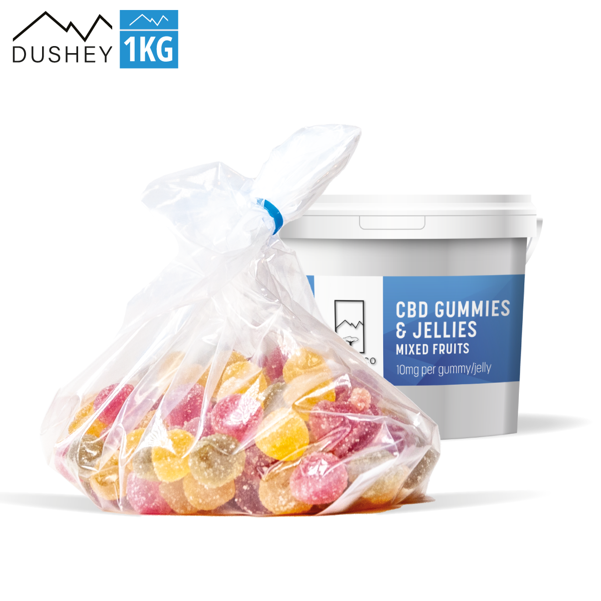 Dushey 1kg 10mg CBD dummies