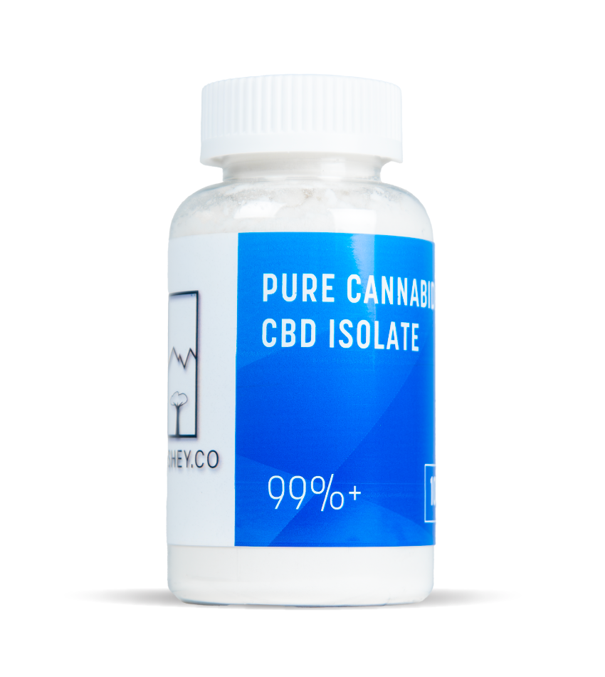Buy Small Wholesale CBD Isolate 99% 100g UK left side